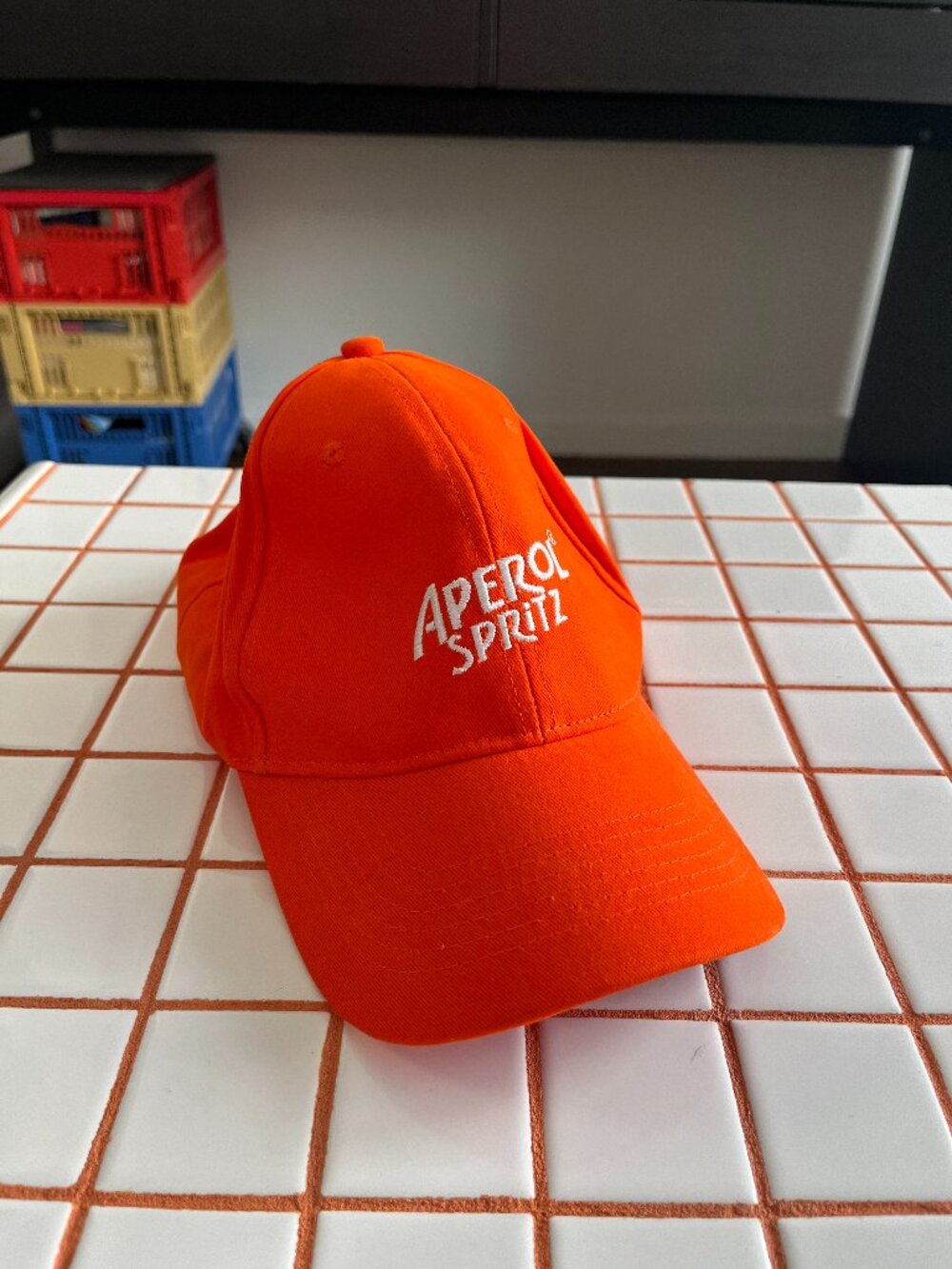 Orange Aperol Spritz snapback NWOT